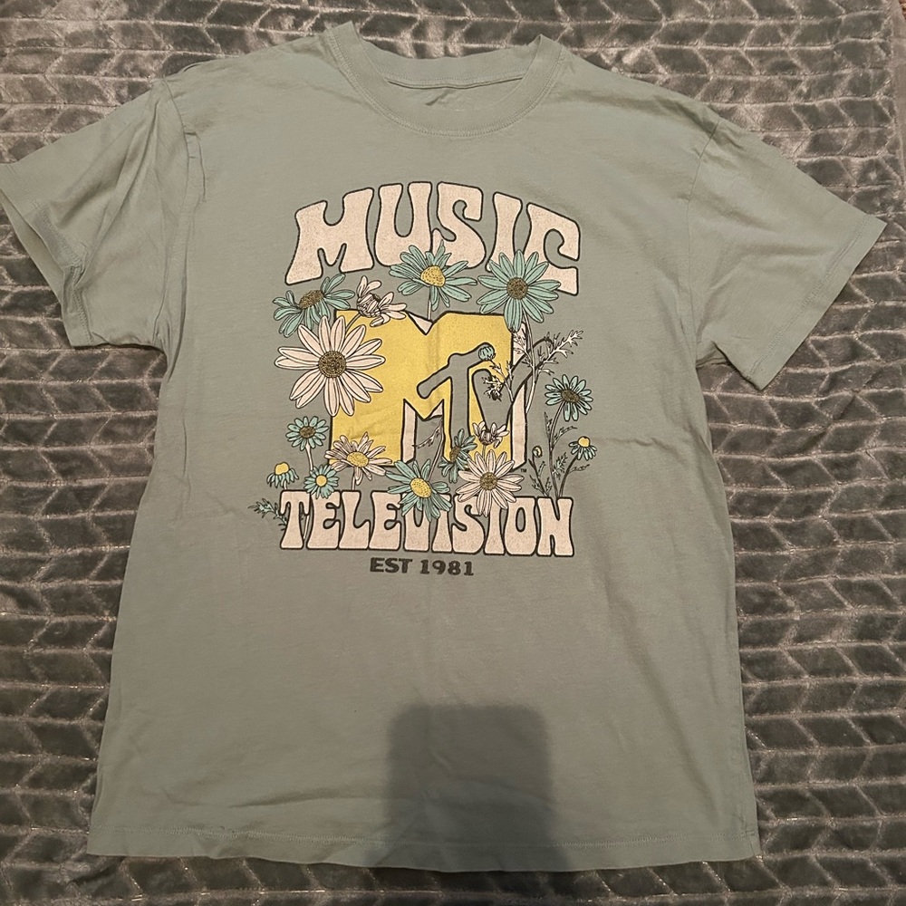 MTV Green Graphic T-Shirt